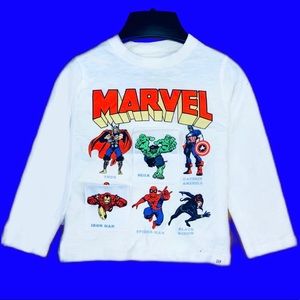 NWT Baby Gap Kids 3D Shirt Long Sleeves Tshirt Boys Girls Toddlers Baby Tee